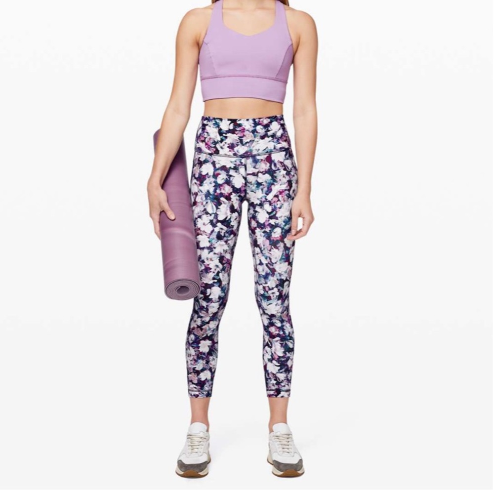 Lululemon Align Pant II 25” “Utopian Multi” - Floral Print leggings EUC